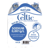 EAU MINERALE NATURELLE  1.5 litre