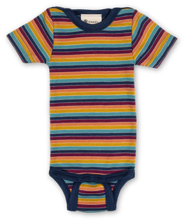 Body neonato a maniche corte - multicolore