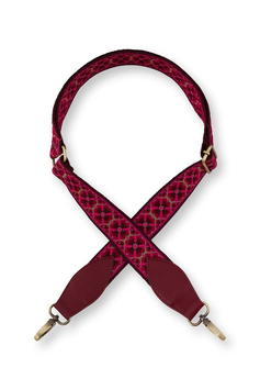 PIP STUDIO - Poignée de Sac Fleur Rouge