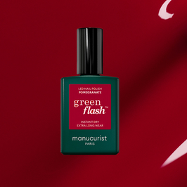 MANUCURIST - Semi-permanent Led Green Flash 15 ml - Pomegranate