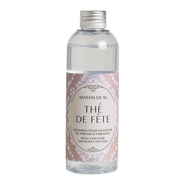 MATHILDE M - Recharge de Parfum d'ambiance Fête Nacrée 200 ml - Thé de Fête