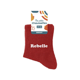 Chaussettes enfant "Rebelle" 6-10 ans - garçon