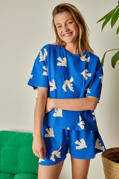 WE ARE JOLIES - Pyjama Court Coton Bio - Colomba (L)