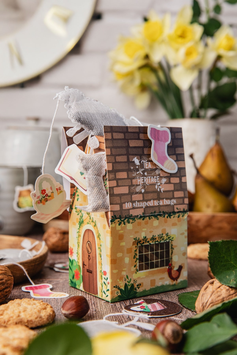 TEA HERITAGE - Maison Cottage - From England with Love - Boîte Cadeau 10 sachets de thé