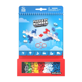 PLUS PLUS - Bloc d'activité - Transport 125 pcs