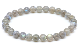 Bracelet 'AA' Labradorite perles