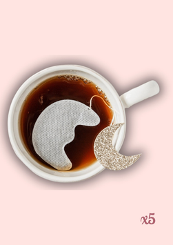 TEA HERITAGE - Sachets de thé personnalisés - Lune x5