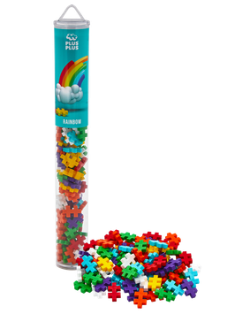 PLUS PLUS - Tube Arc-en-Ciel - 100 pcs