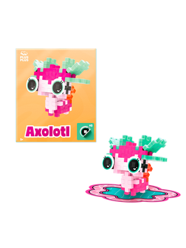 PLUS PLUS - Pop Animaux - Axolotl rose