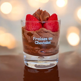 PEAU D'ANE - Bougie Fraises au chocolat