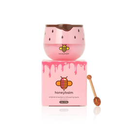 HONEYBALM - Baume à lèvres aux extraits de fraise + SPF25