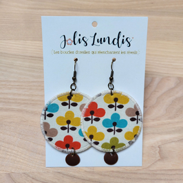 JOLIS LUNDIS - Grandes boucles d’oreilles Delphine