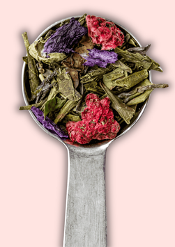 TEA HERITAGE - Thé Vert Bio Violette Framboise - 100g