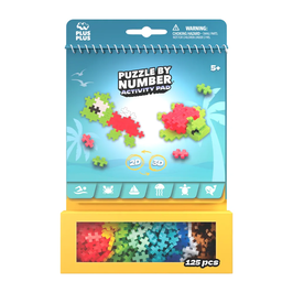 PLUS PLUS - Bloc d'activité - Océan 125 pcs