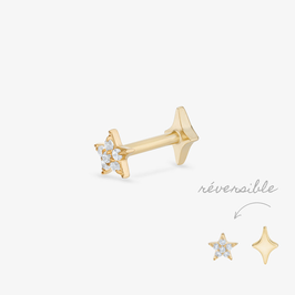 NEBULEUSE - Piercing titane Earfinity© - Starlight