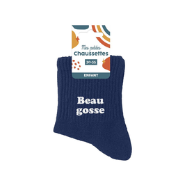 Chaussettes enfant garçon "Beau Gosse" - 6 à 10 ans