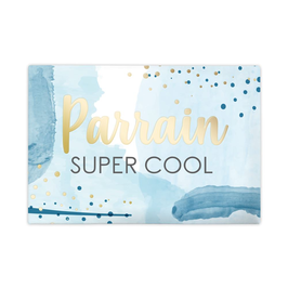 Magnet "Parrain Super Cool"