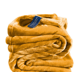De Witte Lietaer - Plaid Cosy 150x200cm, golden yellow