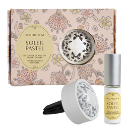 MATHILDE M - Diffuseur de parfum pour voiture - Soleil Pastel