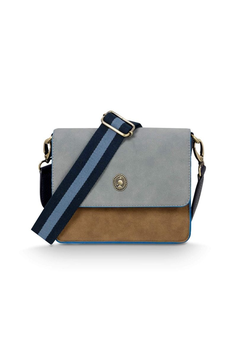 PIP STUDIO - Fenna Sac Bandoulière Petit Uni Bleu