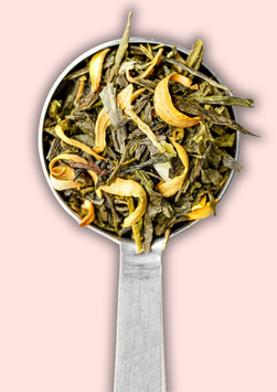 TEA HERITAGE - Thé Vert Bio Fleur d'Oranger et Amande - 100g