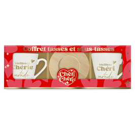 Coffret de tasse cafe duo "Saint-Valentin"