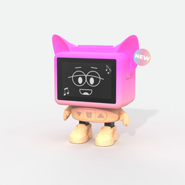 MOB - Dancing Clock - Pink