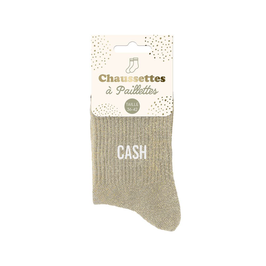 Chaussettes paillettes "Cash"