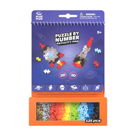 PLUS PLUS - Bloc d'activité - Espace 125 pcs