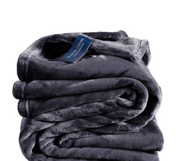 De Witte Lietaer - Plaid Cosy 150x200cm, blue graphite