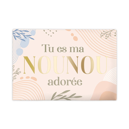 Magnet "Ma nounou adorée"