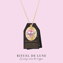 RITUEL DE LUNE - Sautoir amulette Amour