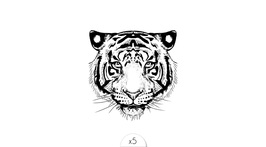 SIOOU - Tatouage éphémère Tigre