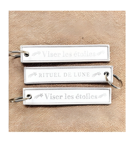 RITUEL DE LUNE - Ruban Message Vœux "Viser les étoiles"