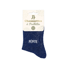 Chaussettes à paillettes "Pépite"