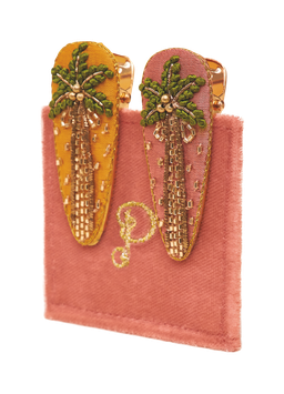 POWDER - Pinces à cheveux ornées de bijoux (lot de 2)