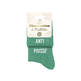 Chaussettes paillettes duo "Anti Poisse"