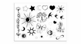 SIOOU - Tatouage éphémère Mini Essentiels