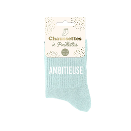 Chaussettes à paillettes "Ambitieuse"