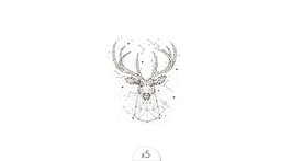 SIOOU - Tatouage éphémère Cerf