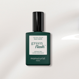 MANUCURIST - Semi-permanent Led Green Flash 15 ml- Milky White
