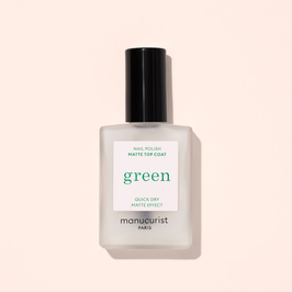 MANUCURIST - Vernis à ongles Green 15 ml - Top Coat Mat