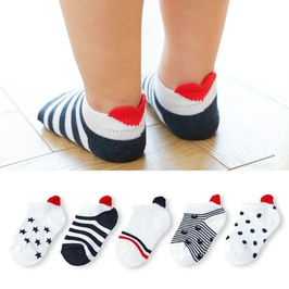 TITES CHAUSSETTES - Chaussettes Coup de Cœur Enfants (Lot 5 paires)