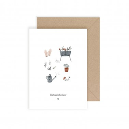 MY LOVELY THING - Carte Cultivez le bonheur