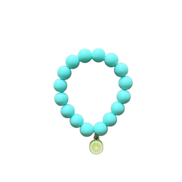 RATATAM - Bracelet perles fruit citron – Bleu