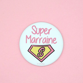 LES CORNICHONS - Magnet décapsuleur "Super Marraine"