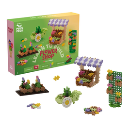PLUS PLUS - Kit découverte Echoppe aux fleurs - 600 pcs