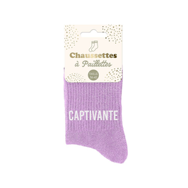 Chaussettes à paillettes "Captivante"