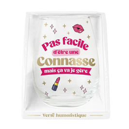 Verre rond "Connasse"