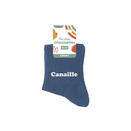 Chaussettes enfant garçon "Canaille" - 3 à 6 ans